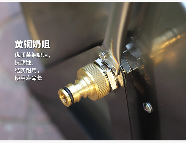 不锈钢水管收纳架 让园艺浇水变得轻松有序